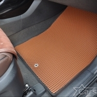 Коврики текстильные на Hyundai Santa Fe IV 3 ряда (2018-2020)