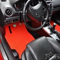 Двухслойные коврики EVA на Mazda 6 I GG 4wd (2002-2007)