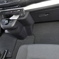 Автомобильные коврики EVA на Opel Zafira Life 8 мест Long (2019-2025).