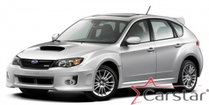 Комплект ковриков в салон Subaru Impreza III пр.руль (2007-2011)