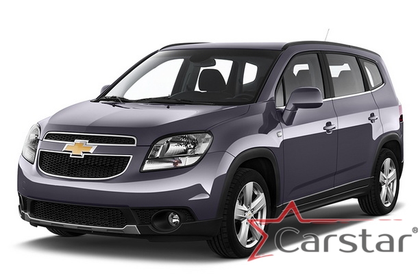 Текстильные коврики для Chevrolet Orlando 3 ряда (2010-2015)
