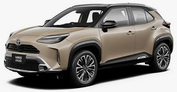 Двухслойные коврики EVA для Toyota Yaris Cross (2020->) 