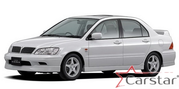 Автомобильные коврики EVA 3D для Mitsubishi Lancer_IX пр.руль Cedia (2000-2010)