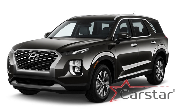 Автомобильные коврики EVA 3D для Hyundai Palisade I 3 ряда (2018-2025)