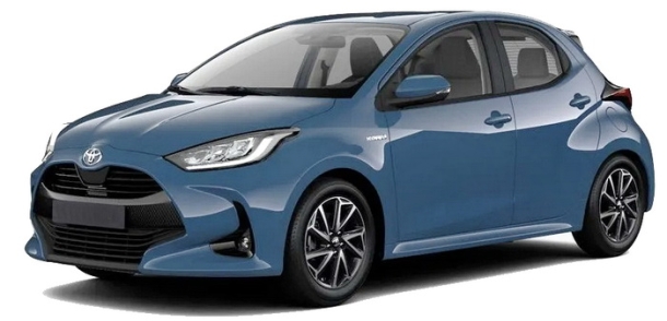 Автомобильные коврики EVA 3D для Toyota Yaris IV 5D пр.руль (2020->) 